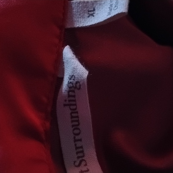 Soft surroundings deep burgundy velvet button down jacket - Picture 9 of 9